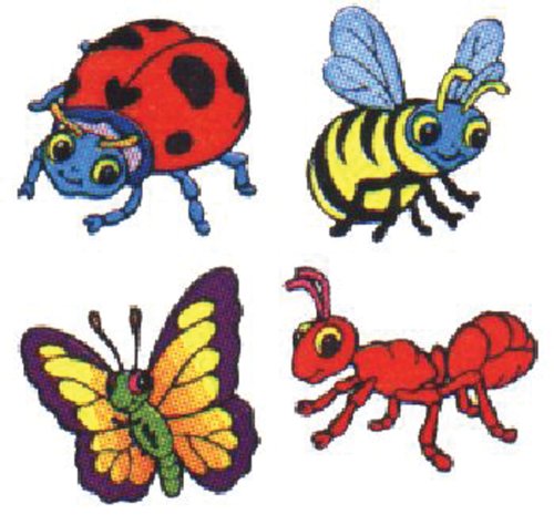 Bugs Little Chart Stickers