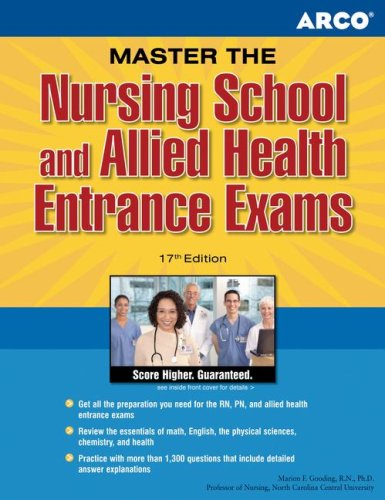 Mster the Nurs Sch&Allied Hlth Entr Exam