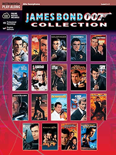 James Bond 007 Collection: Alto Sax, Book & Online Audio/Software