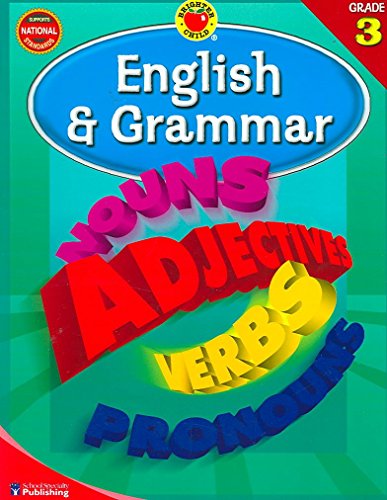 English & Grammar, Grade 3 (Brighter Child Workbooks)