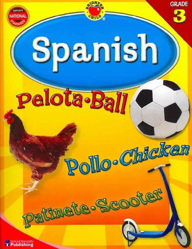 Spanish, Grade 3 (Brighter Child Workbooks)