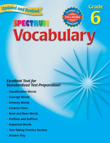 Spectrum Vocabulary: Grade 6