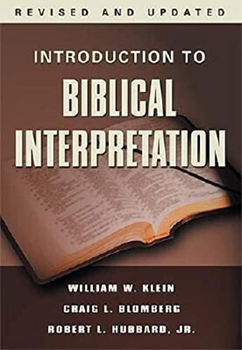 Introduction To Biblical Interpretation