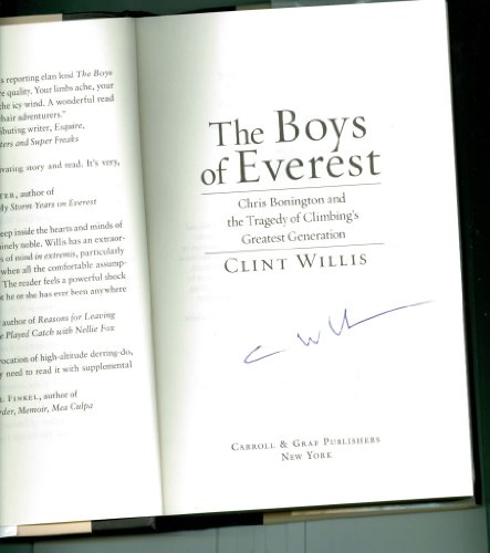The Boys of Everest: Chris Bonington and the Tragedy of Climbing's Greatest Generation