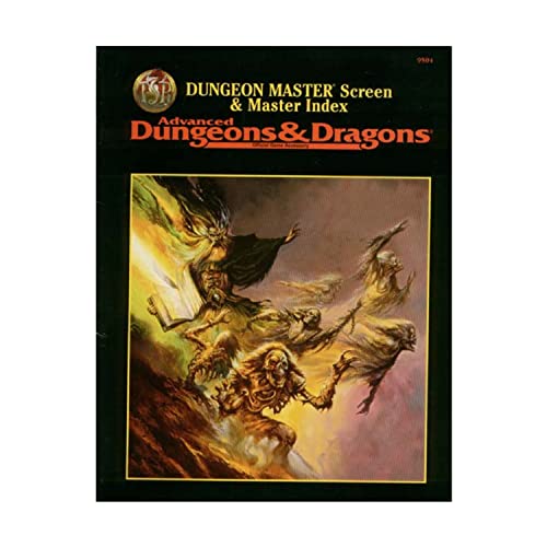 Dungeon Master Screen & Master Index (Advanced Dungeons & Dragons, 2nd Edition, Revised)