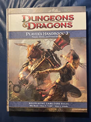 Player's Handbook 3: A 4th Edition D&D Core Rulebook: Dungeons & Dragons Core Rulebook