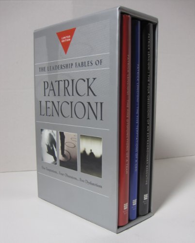 The Leadership Fables of Patrick Lencioni, Box Set, contains: The Five Temptations of a CEO; The Four Obsessions of an Extraordinary Executive; The Five Dysfunctions of a Team