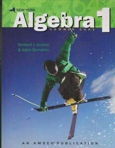 NY Algebra 1 Common Core