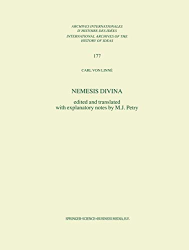 Nemesis Divina (International Archives of the History of Ideas Archives internationales d'histoire des idées, 177)