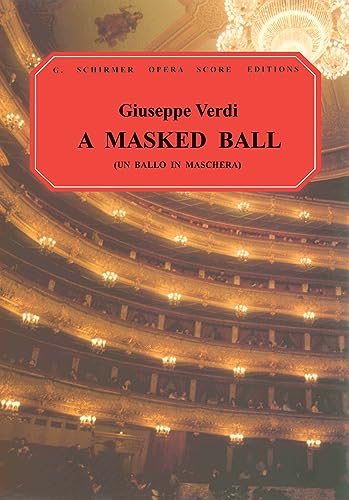 Giuseppe verdi: un ballo in maschera (vocal score)