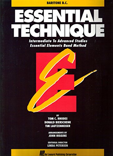 Essential Technique - Baritone B.C. Intermediate to Advanced Studies (Book 3 Level)