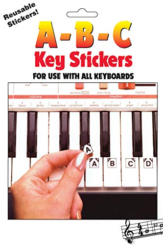 A-B-C Key Stickers: For Use With All Keyboards