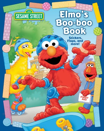 Sesame Street Elmo's Boo Boo Book (1) (Flap Sticker Book)