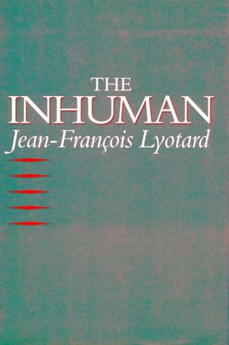 The Inhuman: Reflections on Time