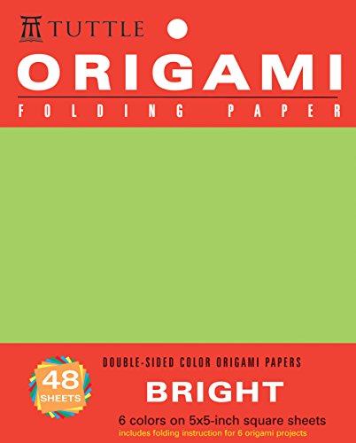 Origami Hanging Paper - Bright - 5" - 48 Sheets: Tuttle Origami Paper: High-Quality Origami Sheets Printed with 6 Different Colors: Instructions for 6 Projects Included (Origami Paper Packs)