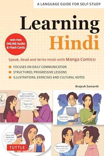 Learning Hindi: Speak, Read and Write Hindi With Manga Comics!; A Language Guide for Self-Study