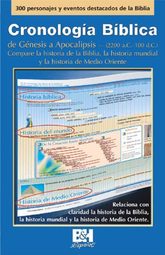 Cronologia Biblica/Bible Time Line: De Genesis a Apocalipsis-2200 A.c.-100d.c., Compare La Historia De La Biblia, La Historia Mundial Y La Historia De Medio Oriente (Spanish Edition)