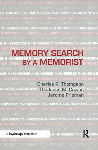 Memory Search by a Memorist