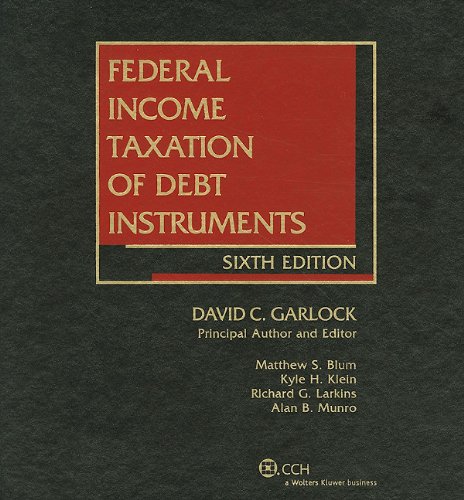 Federal Income Taxation of Debt Instruments