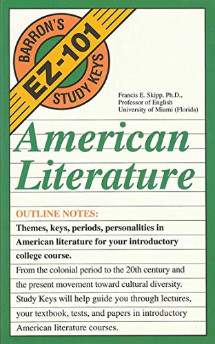 American Literature (Barron's Easy 101 Study Keys)
