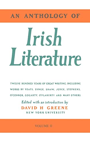 An Anthology of Irish Literature, Vol. 2