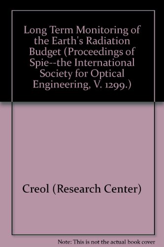 Long Term Monitoring of the Earth's Radiation Budget (Proceedings of Spie--The International Society for Optical Engineering, V. 1299.)
