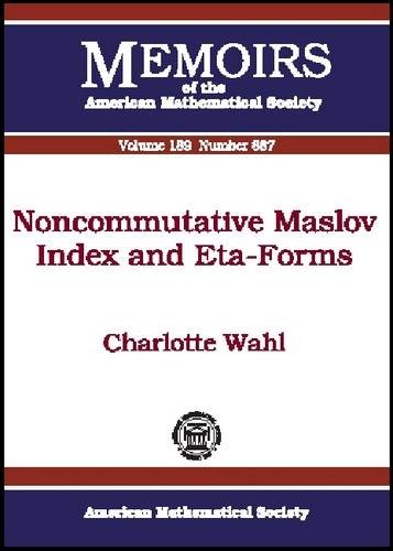 Noncommutative Maslov Index and Eta-Forms