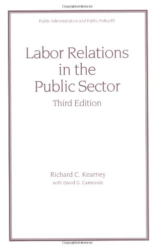 Labor Relations in the Public Sector, Third Edition