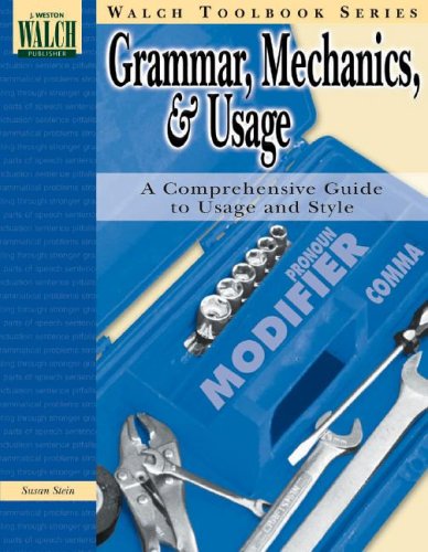 Toolbook for Grammar, Mechanics, and Usage