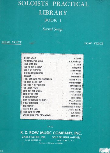 Soloist Practical Library of Sacred Songs: High Voice, Book 1