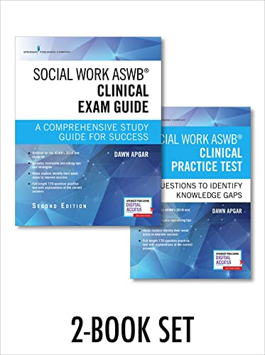 Social Work ASWB Clinical Exam Guide and Practice Test Set: A Comprehensive Study Guide for Success