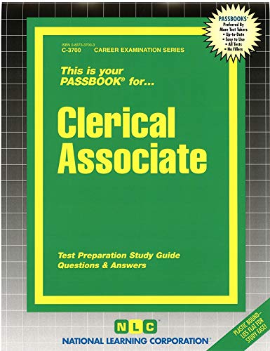 Clerical Associate (Volume 3700)