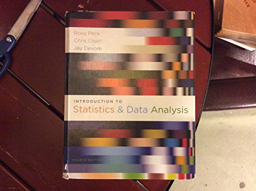 Introduction to Statistics and Data Analysis