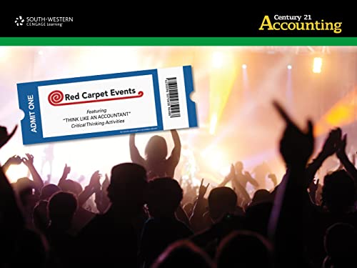 Red Carpet Events Manual Simulation for Gilbertson/Lehman/Gentene's Century 21 Accounting: General Journal, 10th