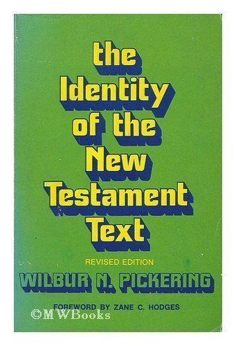 The identity of the New Testament text