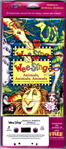 Wee Sing Animals Animals Animals book and cd (reissue)