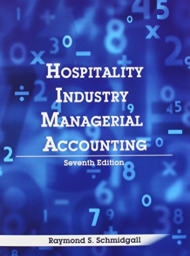 Hospitality Industry Managerial Accounting