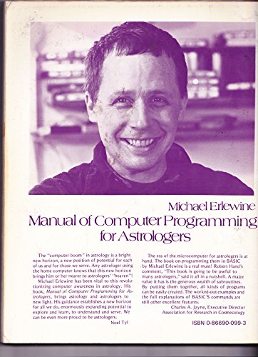 Manual of Computer Programming for Astrologers