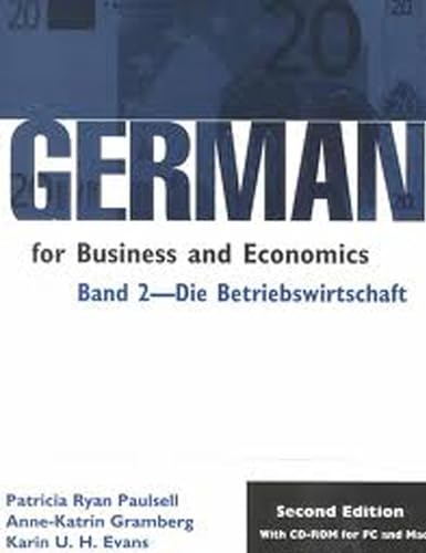 German for Business and Economics: Band 2 - Die Betriebswirtschaft: v. 2
