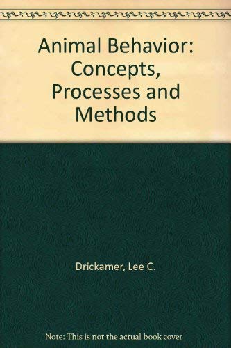 Animal Behavior: Concepts, Processes and Methods