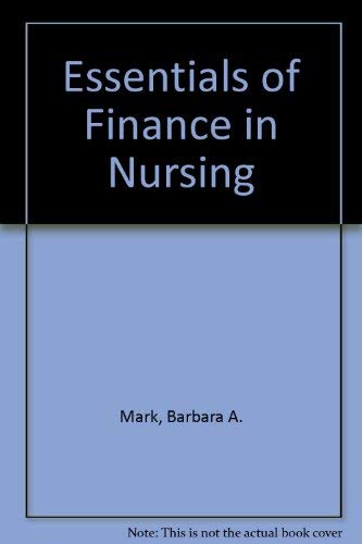 Essentials of finance in nursing