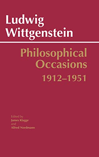 Philosophical Occasions, 1912-1951