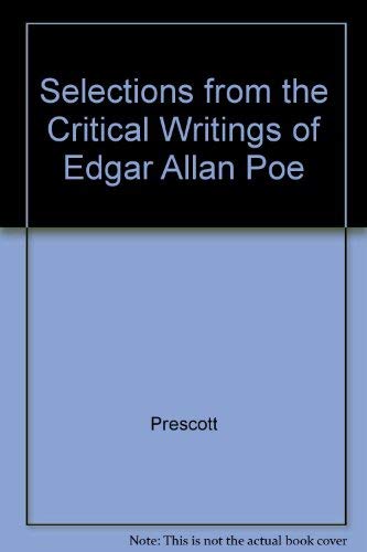 Selections from the Critical Writings of Edgar All