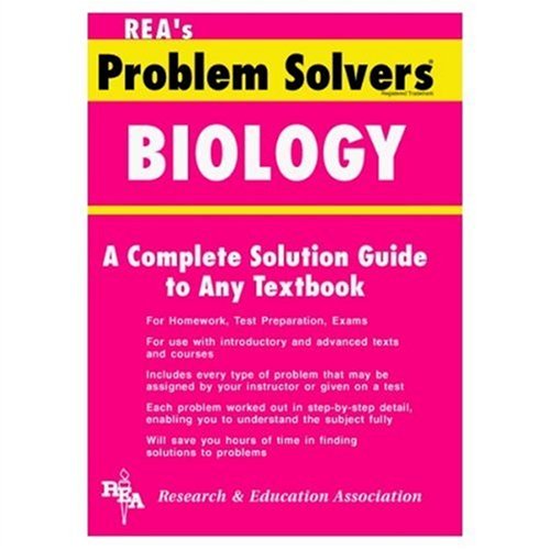 The Biology Problem Solver (Rea's Problem Solvers)