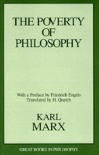 The Poverty of Philosophy (Great Books in Philosophy)