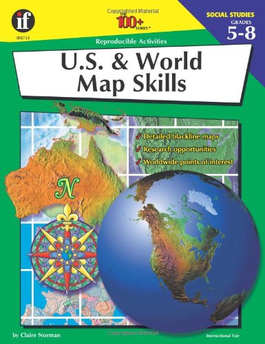 The 100+ Series U.S. and World Map Skills