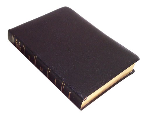 KJV THOMPSON CHAIN-REFERENCE BIBLE/LARGE PRINT-BLACK BONDED LEATHER INDEXED