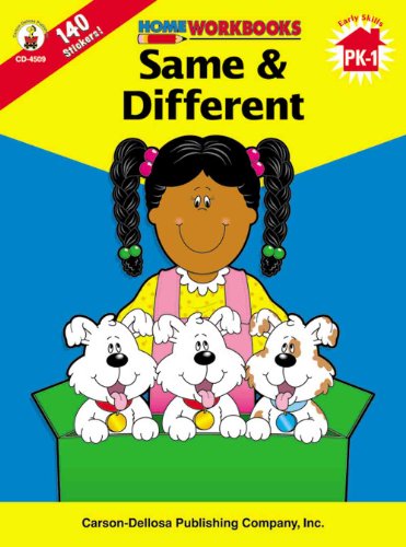 Same & Different, Grades PK - 1 (Home Workbooks)