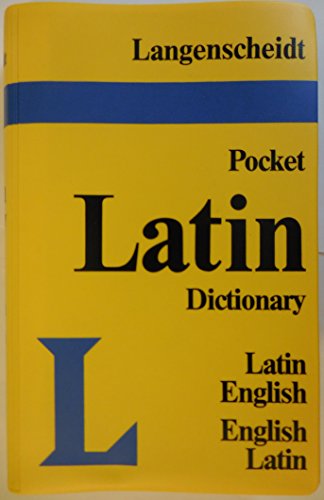 Pocket Latin EnglishEnglish Latin Dictionary Langenscheidt