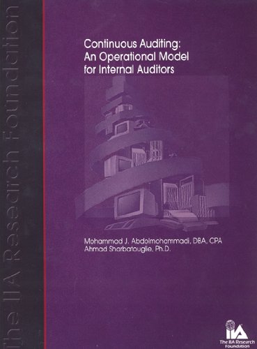 Continuous Auditing: An Operational Model for Internal Auditors